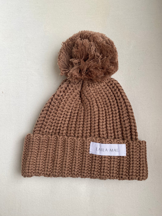 LAILA MAE Beanie Cocoa